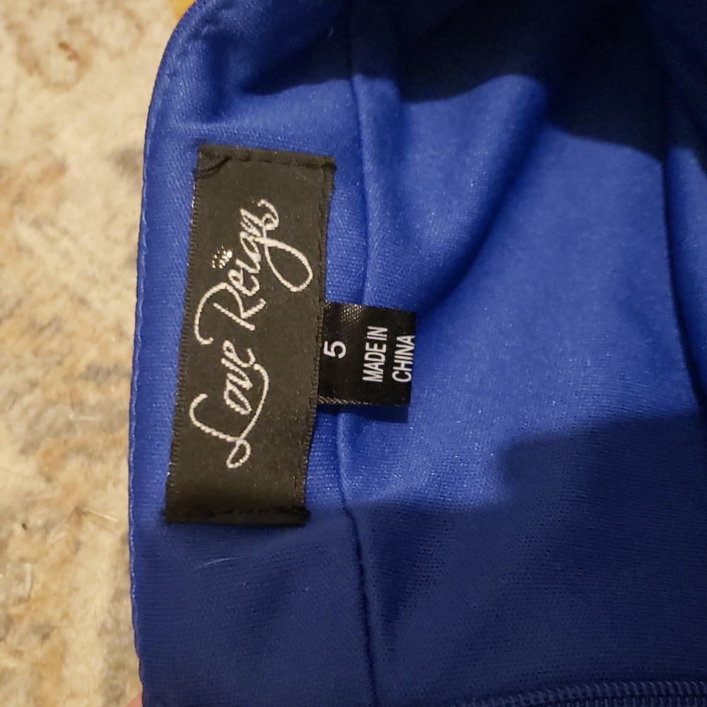 Vintage! 2 Piece Royal Blue Set. - Picture 6 of 6